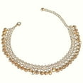 thumbnail image 2 of Soumake Vintage Women Rhinestone Bell Tassel Anklet Foot Chain Bracelet Jewelry Gift, 2 of 8