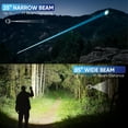thumbnail image 6 of Brightest Flashlights High Lumens Rechargeable, 500000 Lumens 50W Super Bright LED Flashlights USB with 5 Modes, High Power Flashlight Handheld Flash Light for Emergencies Camping, 6 of 7