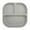 I, variant on Baby Plates with Suction Silicone Divided Plates for Toddlers 3 Compartment Non Self Feeding Dishwasher Microwave Safe BPA Free Kids Plates for High Chairs Tables Travel 7.36x7.09 Inches