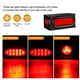 thumbnail image 2 of Kit de cajas de luces para remolque RUNHWEE con 6 luces traseras ovaladas rojas de 10 LED, 2 of 6