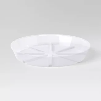 5 pack) Mainstays Saucer 12 Inch Clear Plastic Round Plant Saucer -  Walmart.com