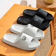 thumbnail image 2 of Zapatillas de moda de verano para hombre, sandalias con estampado de osito, baño interior, antideslizantes, suaves, zapatos informales para dormitorio para mujer, pareja, 2 of 5
