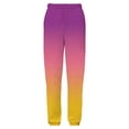 thumbnail image 4 of Sngxgn Women Pants Leggings Women's Casual Long Lounge Pants Drawstring(Purple,S), 4 of 5