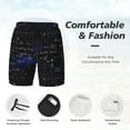 thumbnail image 3 of Daiia Mathematica Science Mens Swim Trunks Swim Shorts Quick Dry Swim Shorts with Mesh Lining Pockets-Medium, 3 of 9