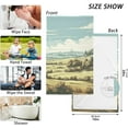 thumbnail image 3 of GZHJMY Countryside Theme Hand Towels Set of 2 Pack - 16 x 28 Inches Extra Absorbent Pure Washcloth Towels, Super Soft Hand Towel for Bathroom, Hotel, Kitchen, Gym, 3 of 7