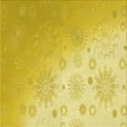 thumbnail image 1 of Ahgly Company Tapis d'Intérieur Lavables en Machine, Carrés Transitionnels, Jaune Vif, 4' Carré, 1 of 7