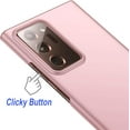 thumbnail image 4 of Case for Samsung Galaxy Note 20 Ultra Phone Case Protective Slim [Defend from Scratch/Slip/Drop/Fingerprint] Matte PC Hard Minimalistic Phone Cover for Samsung Galaxy Note 20 Ultra-Pink, 4 of 6