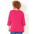 thumbnail image 2 of Catherines Women's Plus Size Liz&Me Knit Henley Top, 2 of 4