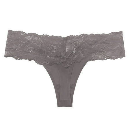 

cuitcosohg High Rise Underwear Women Women Panties Pink Lace Transparent Hollow Out Underwear Comfort Seamless Low Waist Briefs Lingerie Lenceria Thong NylonSpandex