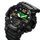 thumbnail image 4 of Reloj digital para hombre con retroiluminación LED, resistente al agua, con alarma y cronómetro. Reloj deportivo informal para hombre y niño., 4 of 9