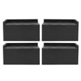 thumbnail image 4 of Furniture Riser, Rubber Black Rectangle Heavy Duty Riser 3in  for Home, 4 of 8