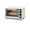 White, variant on Betty Crocker Air Fryer Convection Toaster Oven, Multifunction 6-Slice Toaster and Air Fryer Oven, 0.8 Cu. Ft. 6 Slice Capacity AirFryer Toaster Oven Combo, 7 Function Convection Oven, Silver