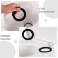 thumbnail image 3 of LIFKOME 2 Pcs Bride de Toilette RV Filetée Mâle Caoutchouc Noir Installation Facile pour Toilettes RV, 3 of 8