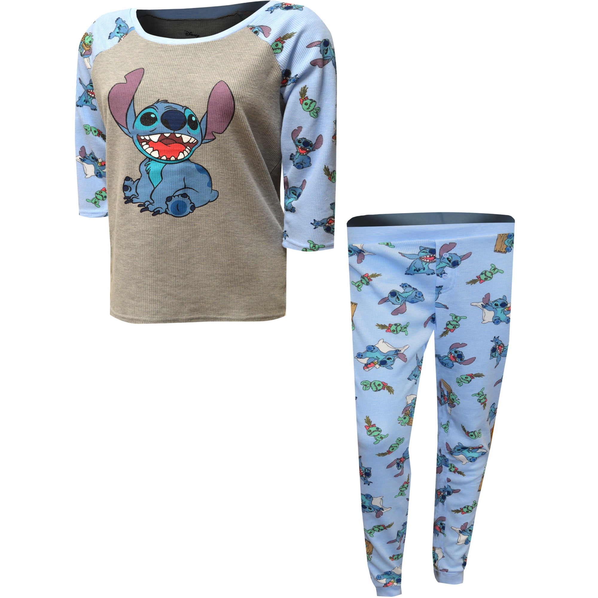 Waffle pajama set womens sale