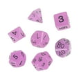 thumbnail image 2 of 7pcs Multi-faced Acrylic Dices Noctilucent table games dice dice Table Games Tools Numbers Geometric Shape Dices Kit, 2 of 5