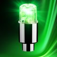 thumbnail image 1 of 2-Pack Auto-Sensing LED Bike Wheel Lights, Motion & Light Activated, Waterproof Colorful Cycling with Built-in Batteries, Durable & Rustproof for Bicycles, Cars, Motorcycles - Green, 1 of 6