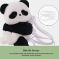 thumbnail image 6 of color Fashion Panda Plush Backpack, Cute Animal Bag With Soft Polyester Material And Spacious Compartment For School, Travel And Daily Use, 6 of 7