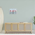 thumbnail image 2 of Stupell Industries Flamingos in Lagoon Impressionist Style Painting White Framed Art Print Wall Art, Design by Paul Brent, 2 of 8