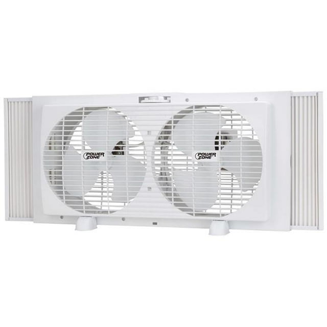 Powerzone 7988934 Ventilateur de Fenêtre Double de 9 Po