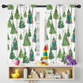 thumbnail image 5 of Blackout Kids Curtains,White Christmas Watercolor Tree Pattern Childrens Insulated Curtains Set Of 2,Bedroom Essentials,Toddler Room Decor 42"x54", 5 of 5