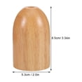 thumbnail image 4 of IFANLANDOR 1Pcs Lamp Base for Table Lamps in Light Brown Wood with E27 Socket, 4 of 4