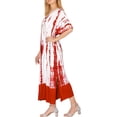 thumbnail image 4 of HAPPY BAY Women's Loose Tunics House Wear Beach Dresses 12-16 Orange-AC925, 4 of 4
