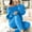 Dark Blue, variant on Lounge Sets for Women Womens Ladies Round Neck Cable Knitted Warm 2PC Loungewear Suit Sets Tracksuit Homewear