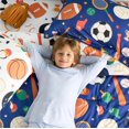 thumbnail image 2 of Juego de ropa de cama Joiedomi Twin de microfibra deportiva de 5 piezas, 2 of 7