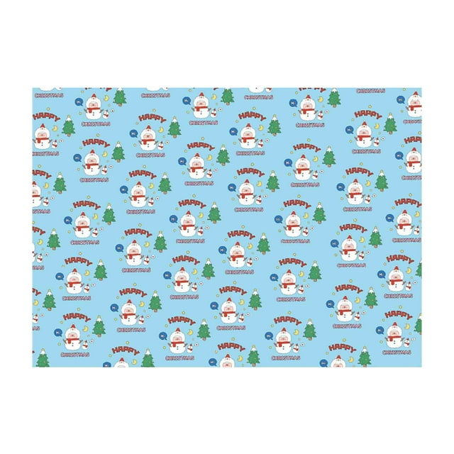 6pcs Christmas Gift Wrapping Paper Gift Box Oversized Wrapping Paper Book Vellum Background Paper