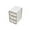 🥑 White_Hot#1952, variant on 3 Tier Plastic Desktop Organizer Drawer Storage Box for Stationery Makeup and Dorm Desk Organization