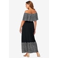 thumbnail image 2 of Jessica London Women's Plus Size Off-The-Shoulder Maxi Dress, 2 of 3