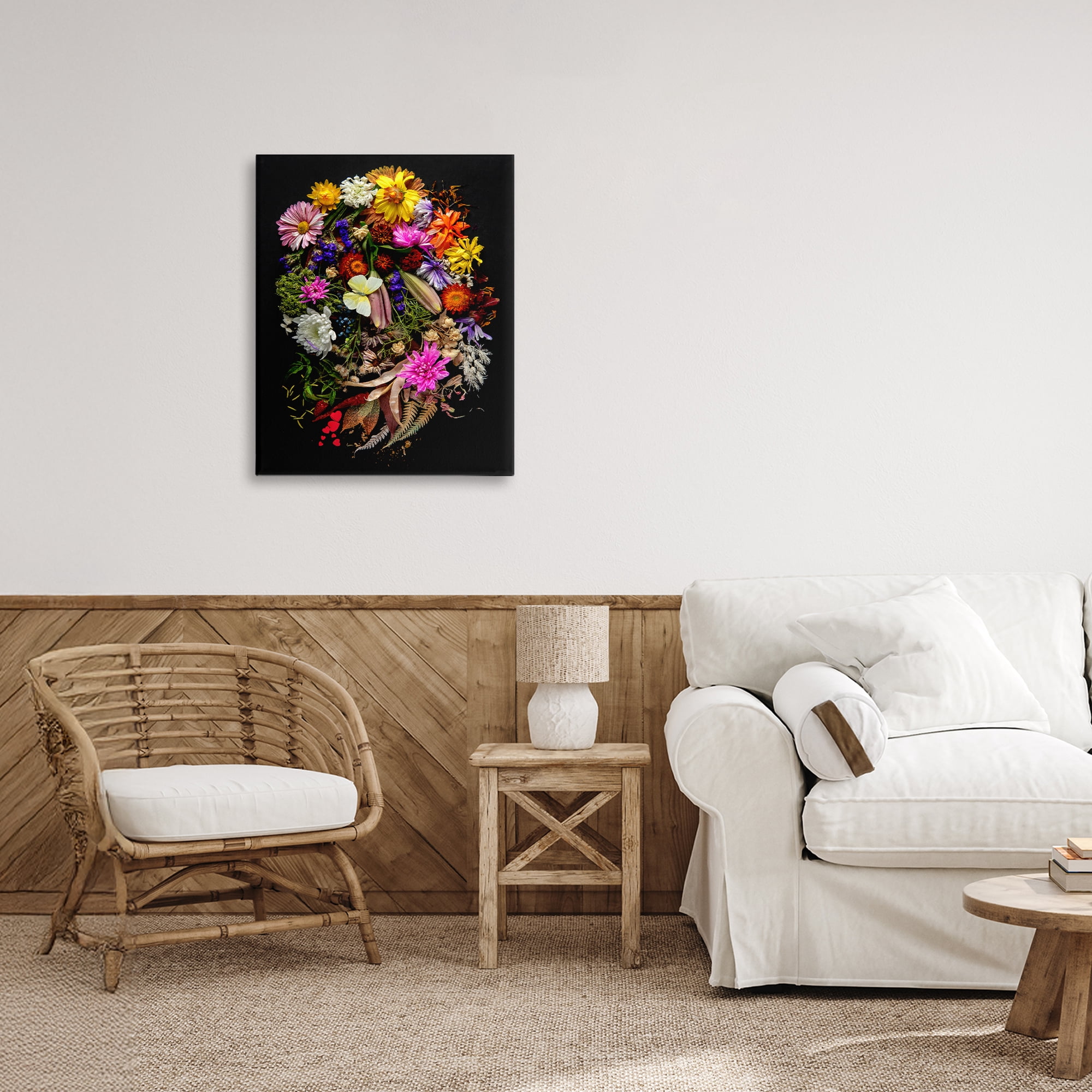 Stupell Industries November Flower Arrangement Canvas Wall Art, design by Carl Kravats