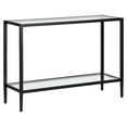 thumbnail image 5 of Heath & Cliff Hera 42'' Wide Rectangular Console Table with Clear Shelf - 42" Wide Blackened Bronze, 5 of 5