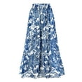 thumbnail image 4 of Ladies Retro Flower Print Bikini Sexy Womens One-piece Swimsuit Chiffon Overskirt Suit, 4 of 6