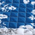 thumbnail image 2 of Bohemian Geometric Small Flora Quilt Set Twin(68x90 Inch), 2 Pieces(1 Geometric Boho Quilt and 1 Pillowcases), Bohemian Reversible Bedspread Microfiber Coverlet Sets All-Season, 2 of 5