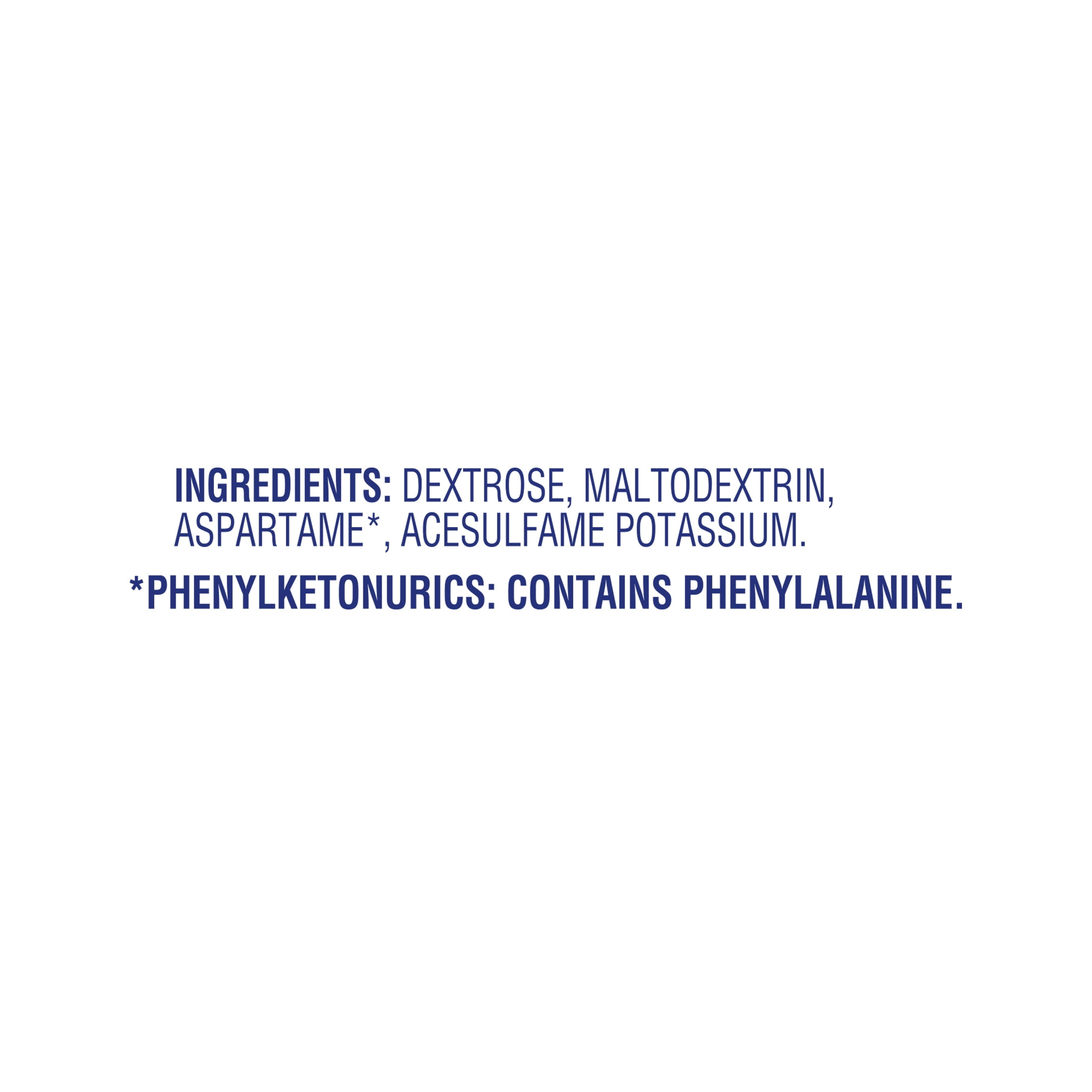 Great Value Aspartame ,60 Packets, 0 Calories,Net wt 2.11 Oz (60g), Paper Packets