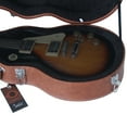 thumbnail image 5 of Glarry Electric Guitar Hard Case for GLP Style Guitar, Microgroove Bulge Surface, Brown, 5 of 19
