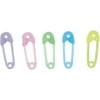 Assorted Pastel Mini Diaper Pin Party Favors (40 ct)