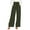 Armygreen, variant on ChooTeeYeen Women's High Waist Pants Casual Pockets Belted Wide Leg Trousers Business Work Long Pants Detachable Tied Belt