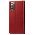 thumbnail image 4 of Galaxy Note 20 Ultra Cover, Note 20 Ultra Case, Allytech PU Leather Folding Stand Flip Cover with Credit Cards Magnetic Closure Shock-absorption Wallet Case for Samsung Galaxy Note 20 Ultra, Red, 4 of 8