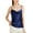 Dark Blue, variant on Women's Cami Tops Camisole Summer Soft Silky Thin Smooth Sleeping Pajamas Tops Lightweight Cool Slim Fit Sleepwear Comfy Pjs Golden 4-6