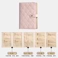 thumbnail image 2 of Travel Jewelry Organizer Case, PU Leather Jewelry Binder Organizer Box Portable Checkered Earrings Storage Bag for Earrings,Necklaces Rings (Pink), 2 of 6