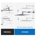thumbnail image 3 of Shower Head Extension Arm, Adjustable Extender with Lock Joint, Rise or Lower Rainfall and Fixed Shower Head, 3 of 8