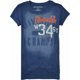 thumbnail image 1 of Aeropostale - Camiseta gráfica para mujer Aero 87, azul, pequeña, 1 of 1