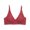Red, variant on Gymayou Women's Wireless Seamless Bra Full Coverage Deep V Bralettes Softly Padded Comfort Bra with Adjustable Straps for Everyday Support Beige L