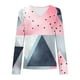 thumbnail image 5 of Ailaofu Long Sleeve Shirts for Women Fall Fashion Basic Trendy V-neck Floral Printed Casual Tops, 5 of 5