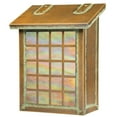 thumbnail image 1 of Americas Finest Lighting AF-3091-NV-GI Window 3 Verical Mailbox, Gold Iridescent - New Verde, 1 of 1