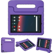 Golden Sheeps Kid Friendly Case Compatible for Walmart Onn 7 2022 Tablet Gen 3 (Model:100071481) Shockproof Ultra Light Weight Convertible Handle Stand Cover (Purple)