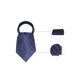thumbnail image 2 of CORBATA ASCOT DE DÍA DEL PADRE HOMBRE INSPIRADA EN CHIC PATRÓN DE LUNARES CRAVAT NECKWEAR AZUL MARINO BLANCO TALLA ÚNICA, 2 of 5
