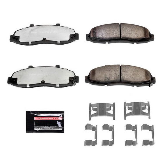 PowerStop Z36-655A Disc Brake Pad Set Ford (Drum) Disc Brake Pad Set - Front